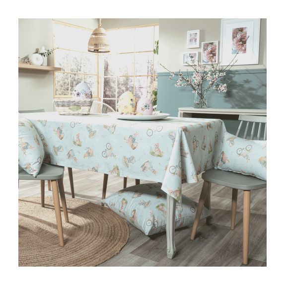 Τραπεζομάντηλο Teoran Pastel - 135x135cm