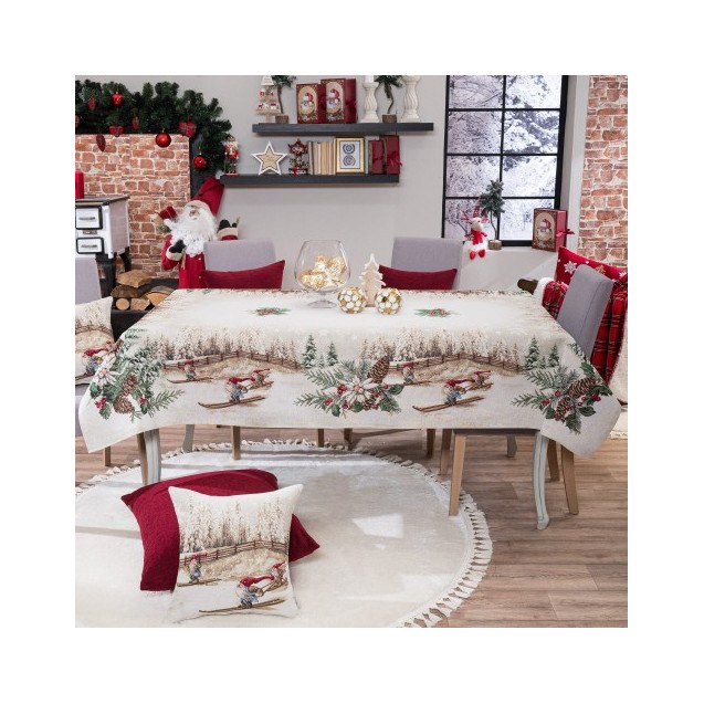 Χριστουγεννιάτικη Τραπεζομάντηλο Teoran Suben...