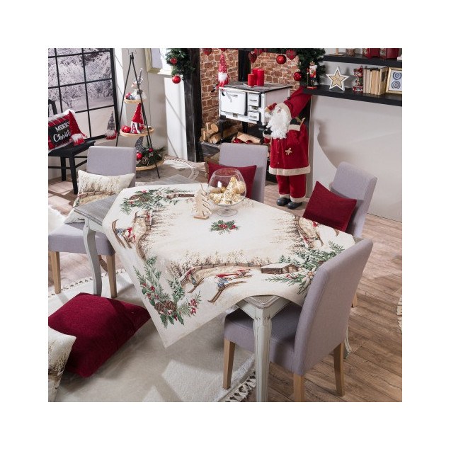 Χριστουγεννιάτικη Τραπεζομάντηλο Teoran Suben...