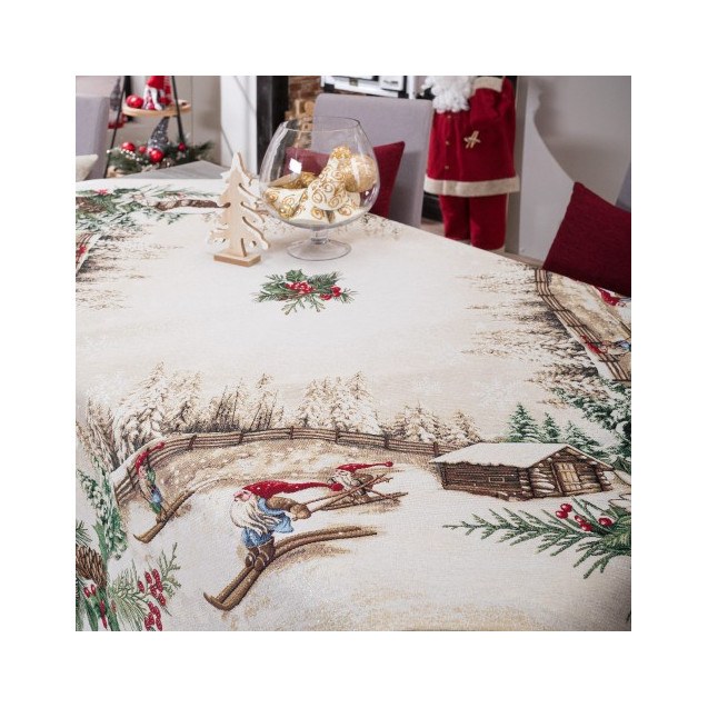Χριστουγεννιάτικη Τραπεζομάντηλο Teoran Suben...