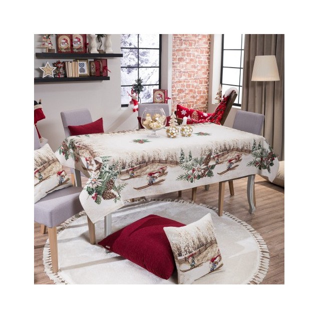 Χριστουγεννιάτικη Τραπεζομάντηλο Teoran Suben...