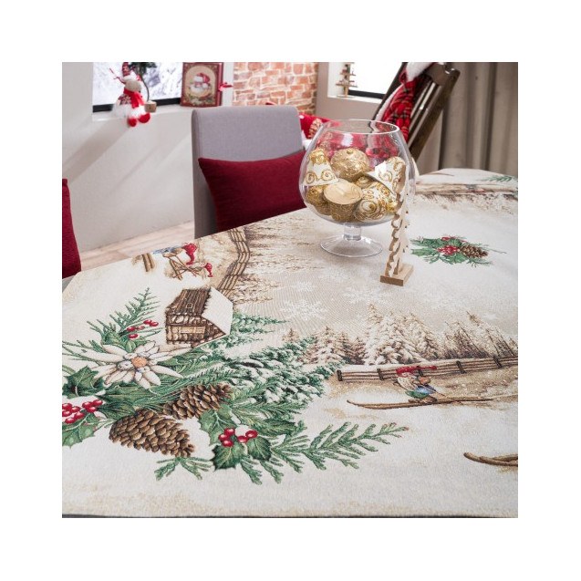 Χριστουγεννιάτικη Τραπεζομάντηλο Teoran Suben...