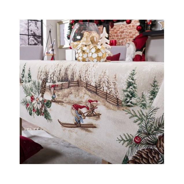 Χριστουγεννιάτικη Τραπεζομάντηλο Teoran Suben...