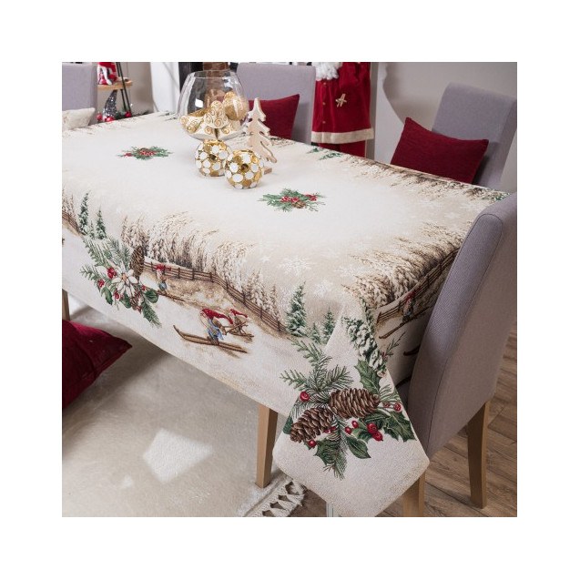 Χριστουγεννιάτικη Τραπεζομάντηλο Teoran Suben...
