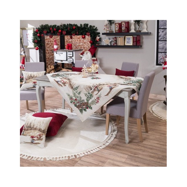 Χριστουγεννιάτικη Τραπεζομάντηλο Teoran Suben...