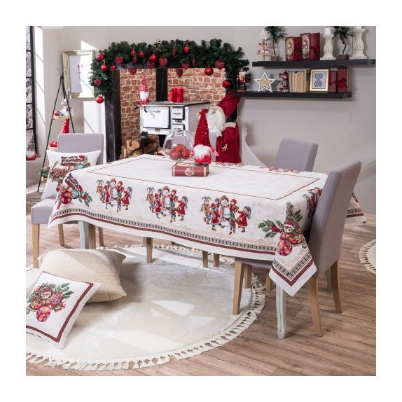 Χριστουγεννιάτικη Τραπεζομάντηλο Teoran Stetten 140x220