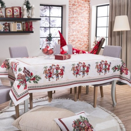 Χριστουγεννιάτικη Τραπεζομάντηλο Teoran Stetten 140x220