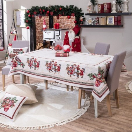 Χριστουγεννιάτικη Τραπεζομάντηλο Teoran Stetten 140x180