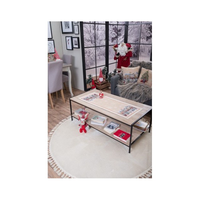 Σετ Χριστουγεννιάτικο Καρέ και Runner Teoran...