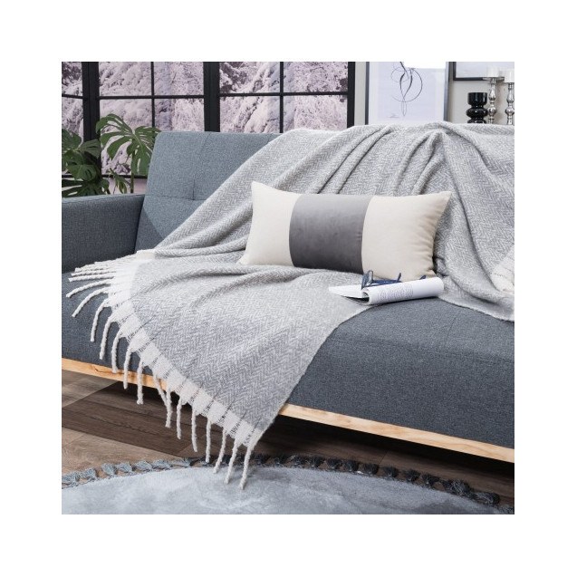 Ριχτάρι-Κουβέρτα Καναπέ Teoran Mohair 11 130x150