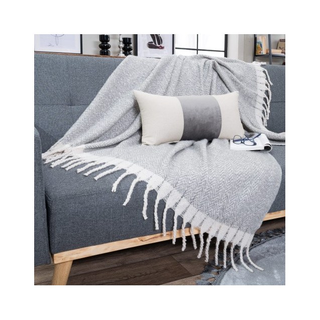 Ριχτάρι-Κουβέρτα Καναπέ Teoran Mohair 11 130x150