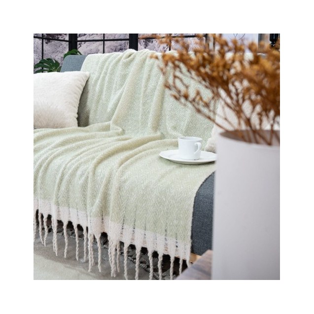 Ριχτάρι-Κουβέρτα Καναπέ Teoran Mohair 13 130x150