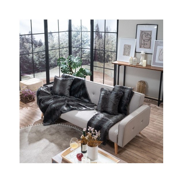 Ριχτάρι Πολυθρόνας Γούνινο Teoran Pelt 33 130x160