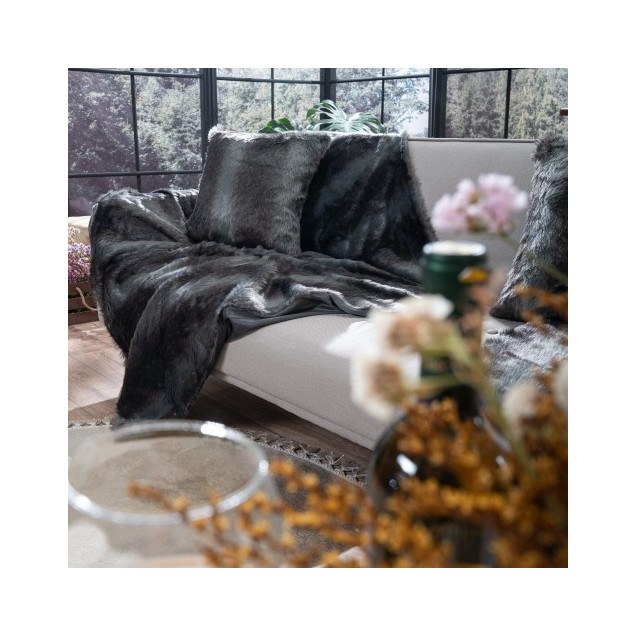 Ριχτάρι Πολυθρόνας Γούνινο Teoran Pelt 33 130x160