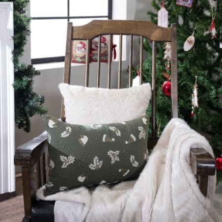 Χριστουγεννιάτικη Μαξιλαροθήκη Διακόσμησης Δαπέδου Teoran Saxen 13 65x65