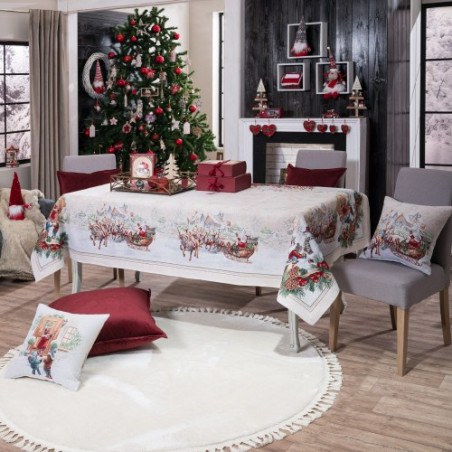 Χριστουγεννιάτικη Τραπεζομάντηλο Teoran Werfen 140x140