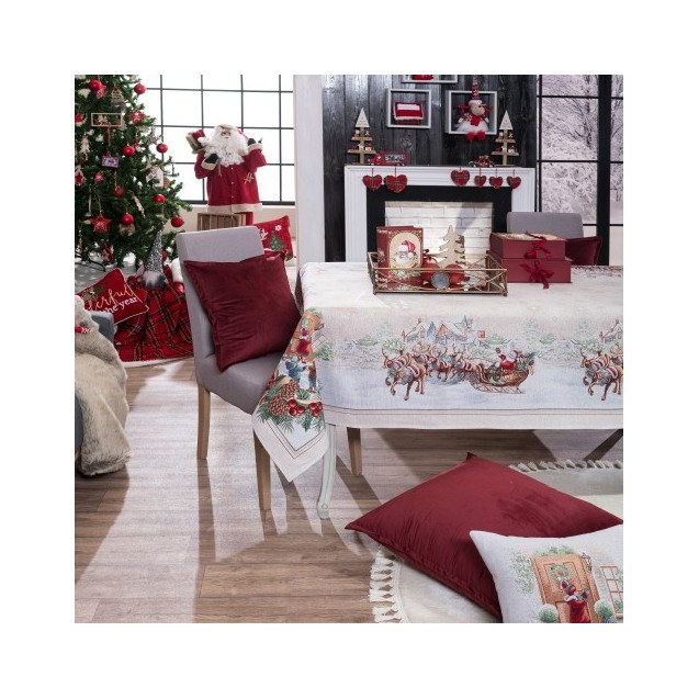 Χριστουγεννιάτικη Τραπεζομάντηλο Teoran Werfen...