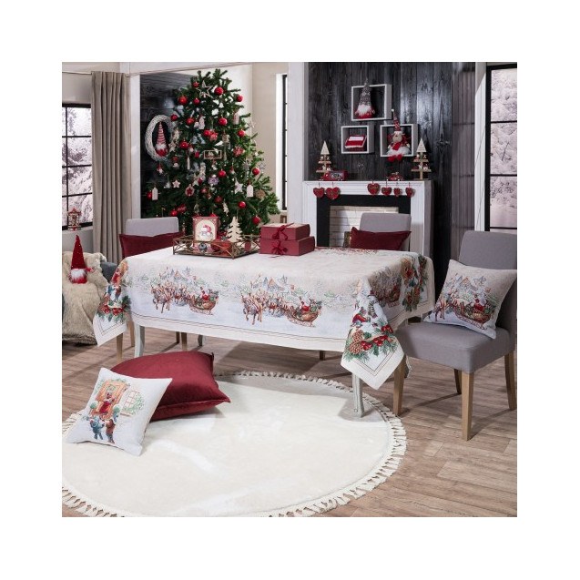 Χριστουγεννιάτικη Τραπεζομάντηλο Teoran Werfen...