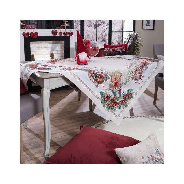 Χριστουγεννιάτικη Τραπεζομάντηλο Teoran Werfen...