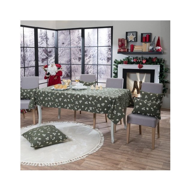 Χριστουγεννιάτικη Τραπεζομάντηλο Teoran Saxen...