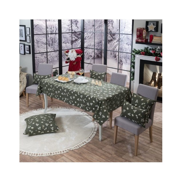 Χριστουγεννιάτικη Τραπεζομάντηλο Teoran Saxen...