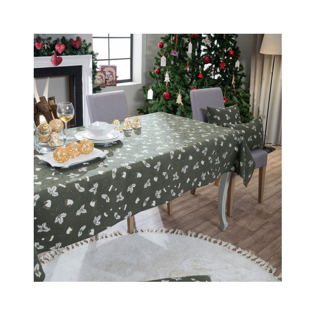 Χριστουγεννιάτικη Τραπεζομάντηλο Teoran Saxen...