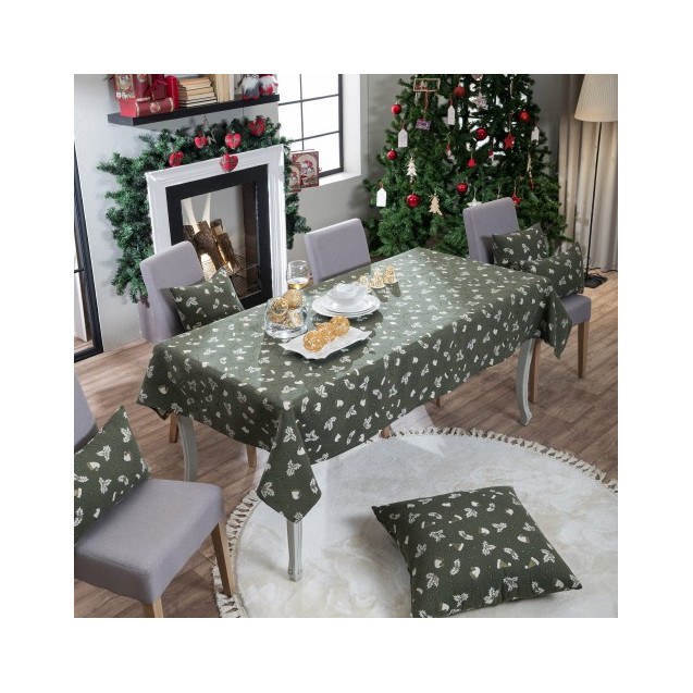 Χριστουγεννιάτικη Τραπεζομάντηλο Teoran Saxen...