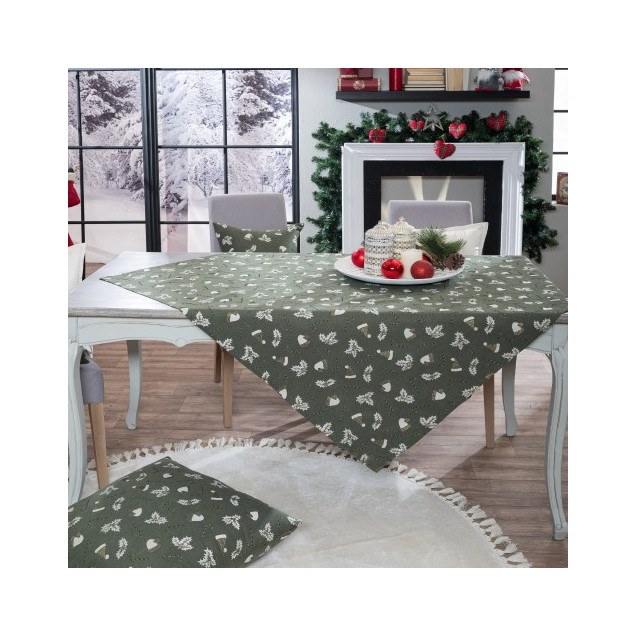 Χριστουγεννιάτικη Τραπεζομάντηλο Teoran Saxen...