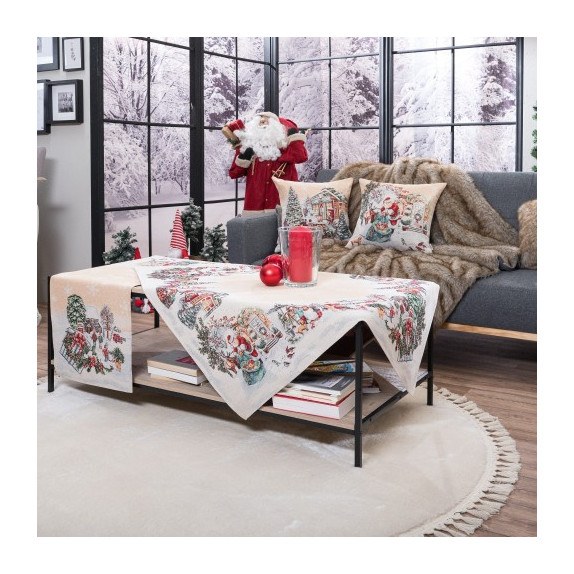 Σετ Χριστουγεννιάτικο Καρέ και Runner Teoran Strassen...