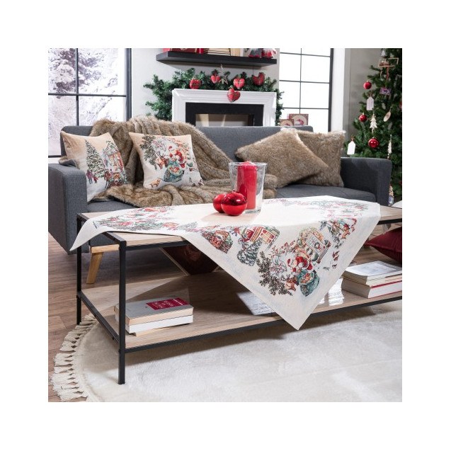 Σετ Χριστουγεννιάτικο Καρέ και Runner Teoran...