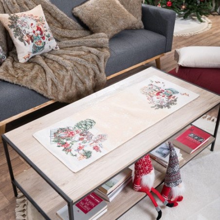 Σετ Χριστουγεννιάτικο Καρέ και Runner Teoran Strassen 100x100 & 40x100