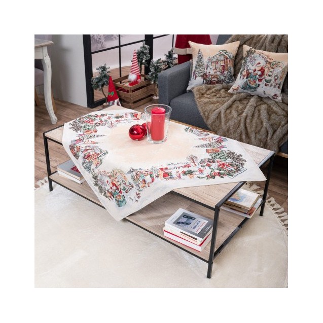 Σετ Χριστουγεννιάτικο Καρέ και Runner Teoran...