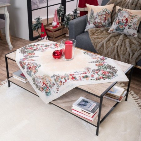 Σετ Χριστουγεννιάτικο Καρέ και Runner Teoran Strassen 100x100 & 40x100