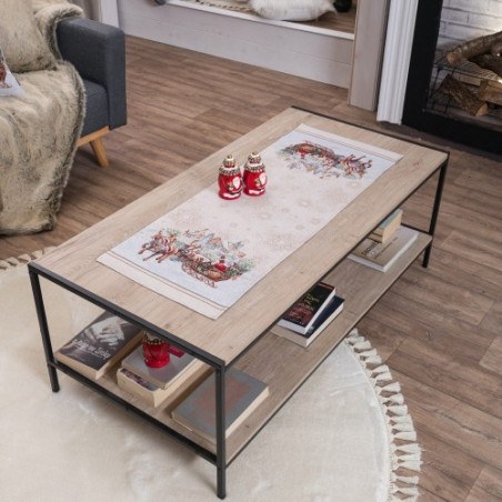 Σετ Χριστουγεννιάτικο Καρέ και Runner Teoran Werfen 100x100 & 40x100