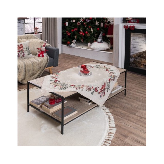 Σετ Χριστουγεννιάτικο Καρέ και Runner Teoran...