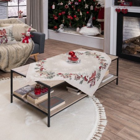 Σετ Χριστουγεννιάτικο Καρέ και Runner Teoran Werfen 100x100 & 40x100
