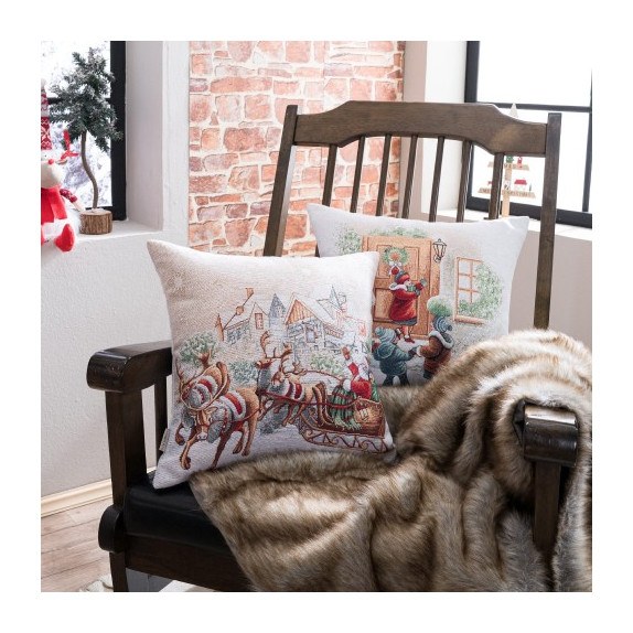 Χριστουγεννιάτικη Μαξιλαροθήκη Διακόσμησης Teoran Werfen...