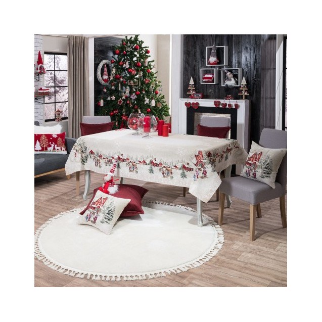 Χριστουγεννιάτικη Τραπεζομάντηλο Teoran Gurten...