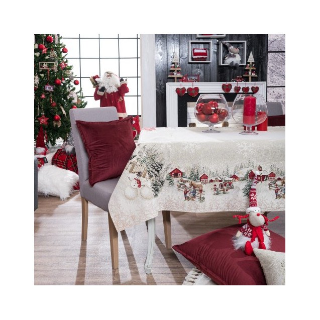 Χριστουγεννιάτικη Τραπεζομάντηλο Teoran Gurten...