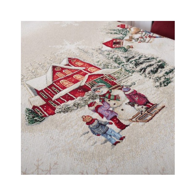 Χριστουγεννιάτικη Τραπεζομάντηλο Teoran Gurten...