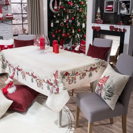 Χριστουγεννιάτικη Τραπεζομάντηλο Teoran Gurten 140x140