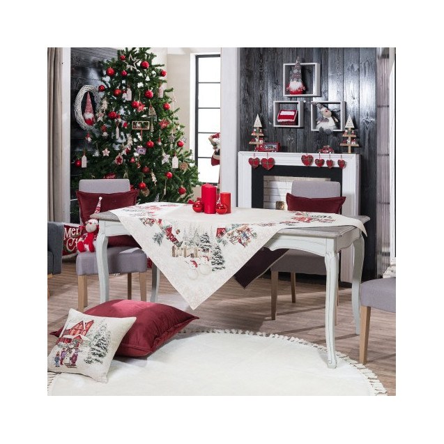 Χριστουγεννιάτικη Τραπεζομάντηλο Teoran Gurten...