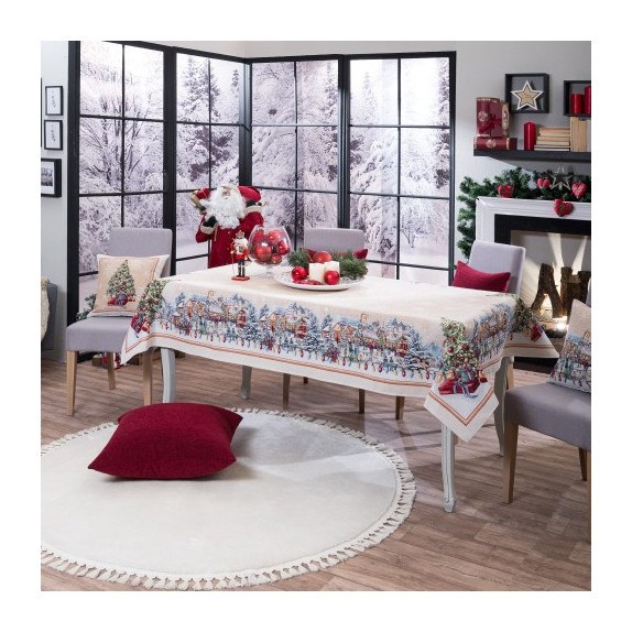 Χριστουγεννιάτικη Τραπεζομάντηλο Teoran Ennsdorf 140x140