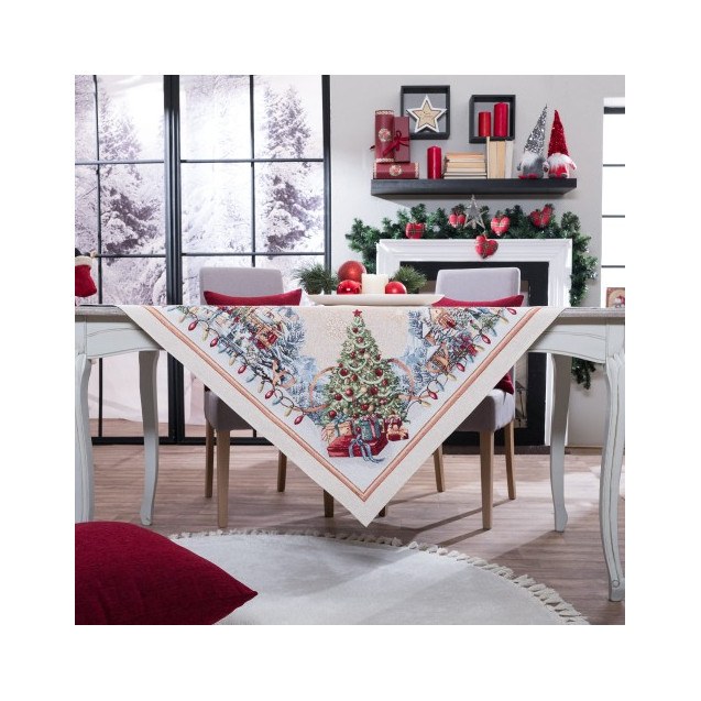 Χριστουγεννιάτικη Τραπεζομάντηλο Teoran...