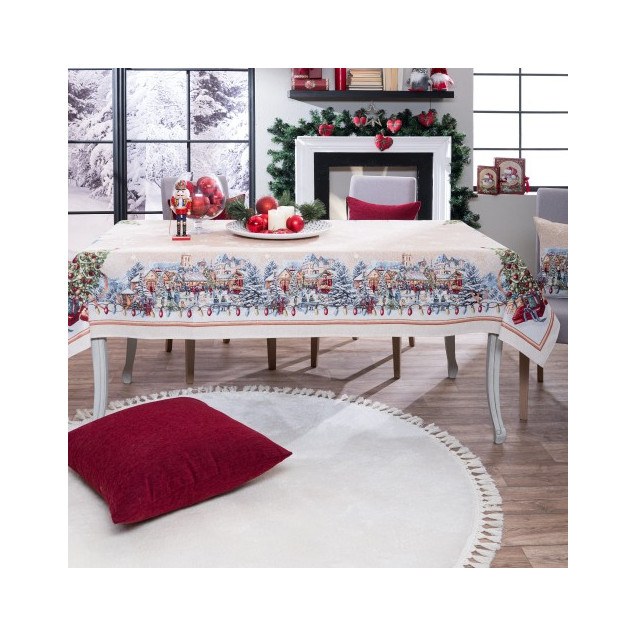 Χριστουγεννιάτικη Τραπεζομάντηλο Teoran...