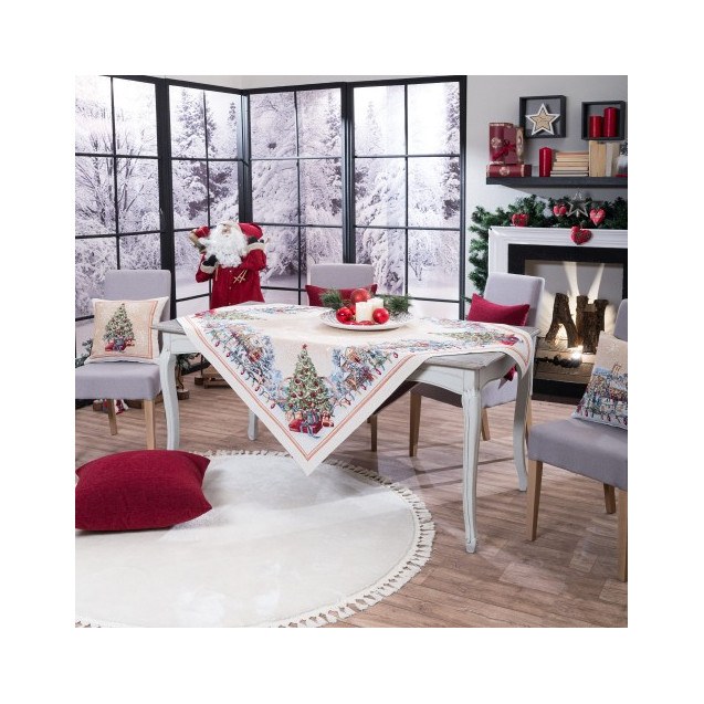 Χριστουγεννιάτικη Τραπεζομάντηλο Teoran...