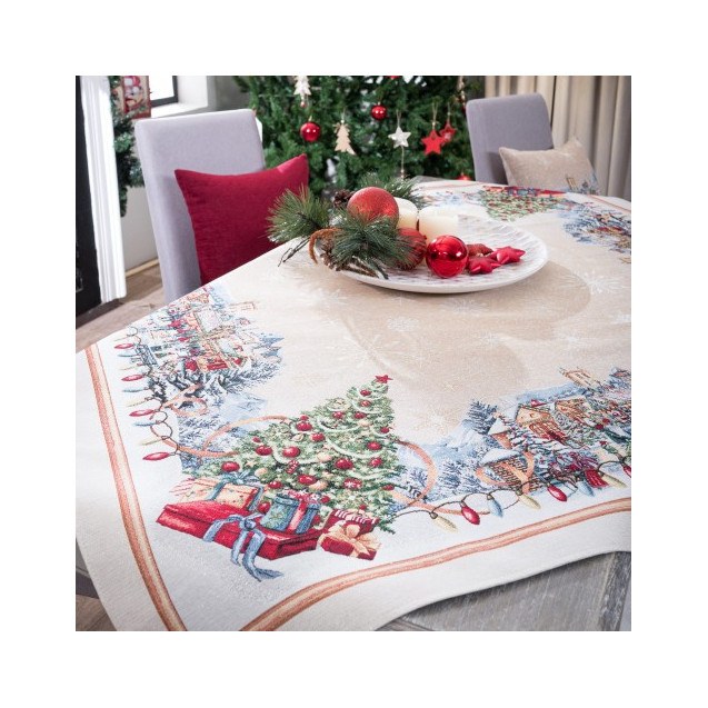 Χριστουγεννιάτικη Τραπεζομάντηλο Teoran...