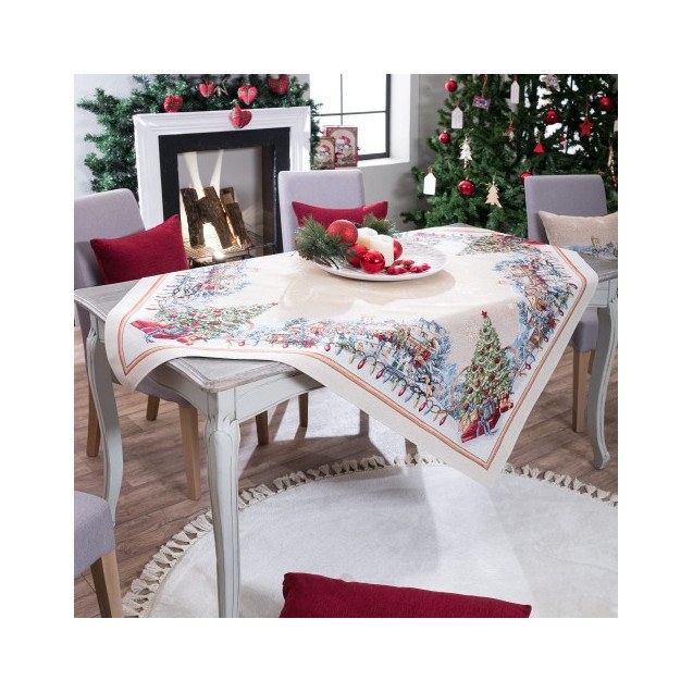 Χριστουγεννιάτικη Τραπεζομάντηλο Teoran...