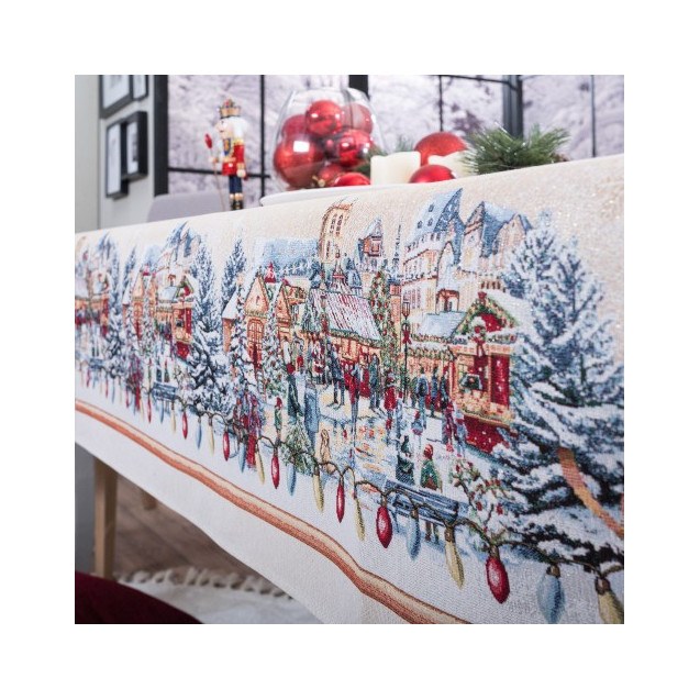 Χριστουγεννιάτικη Τραπεζομάντηλο Teoran...