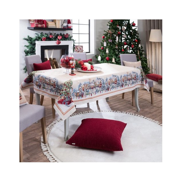 Χριστουγεννιάτικη Τραπεζομάντηλο Teoran...